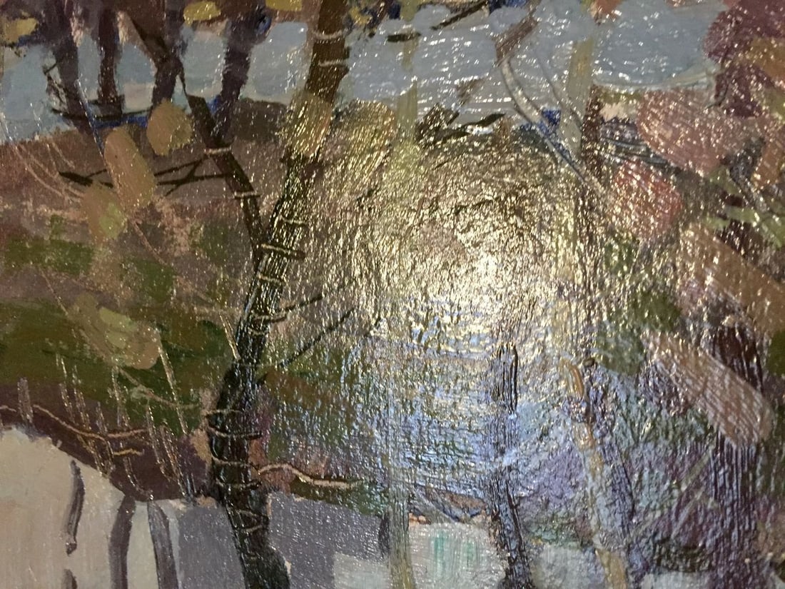 Oil painting Beautiful forest Grigory Savelievich Ruban - 5