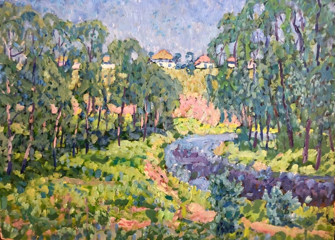 Oil painting Sunny weather Kolosovsky Georgiy Sergeevich: Title: Oil painting Sunny weather Kolosovsky Georgiy Sergeevich Description: NoGS 113 *** ABOUT THIS PAINTING *** * TITLE: "Sunny weather" * ARTISTS: Kolosovsky Georgiy Sergeevich * SIZE: 50x70cm/'19.