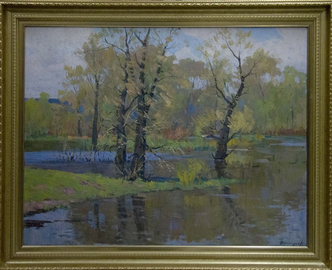 Oil painting Landscape Mikhail Fedorovich Petrov (1 of 6)