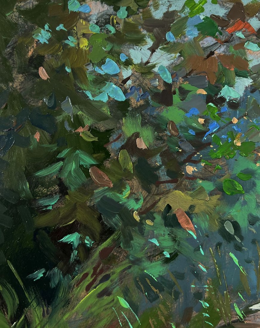 Oil painting Girl on a boat Yuriy Suprunchuk - 6