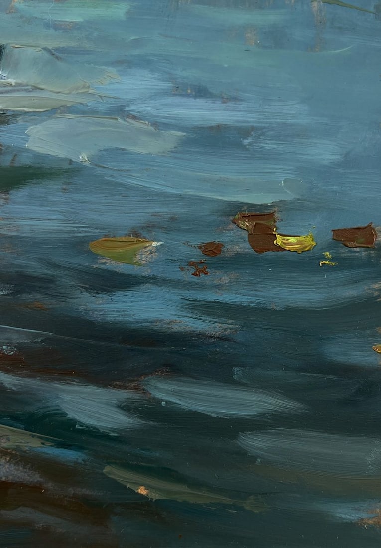 Oil painting Girl on a boat Yuriy Suprunchuk - 9