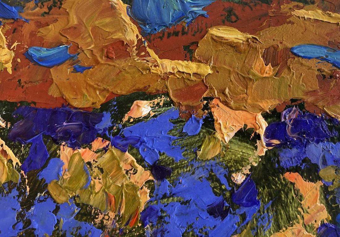 Oil painting Evening boat ride Alex Kalenyuk - 4