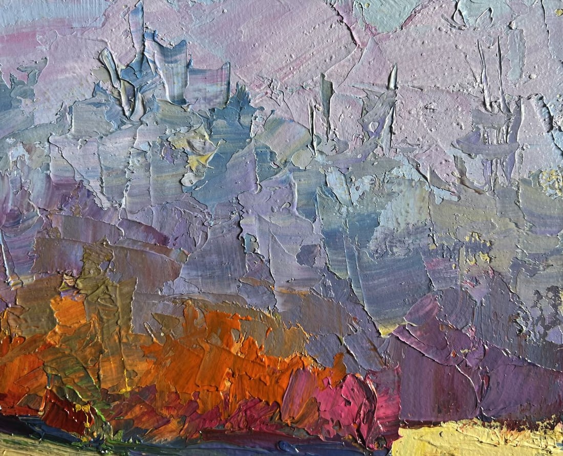 Oil painting Relaxing on a boat Boris Serdyuk - 6