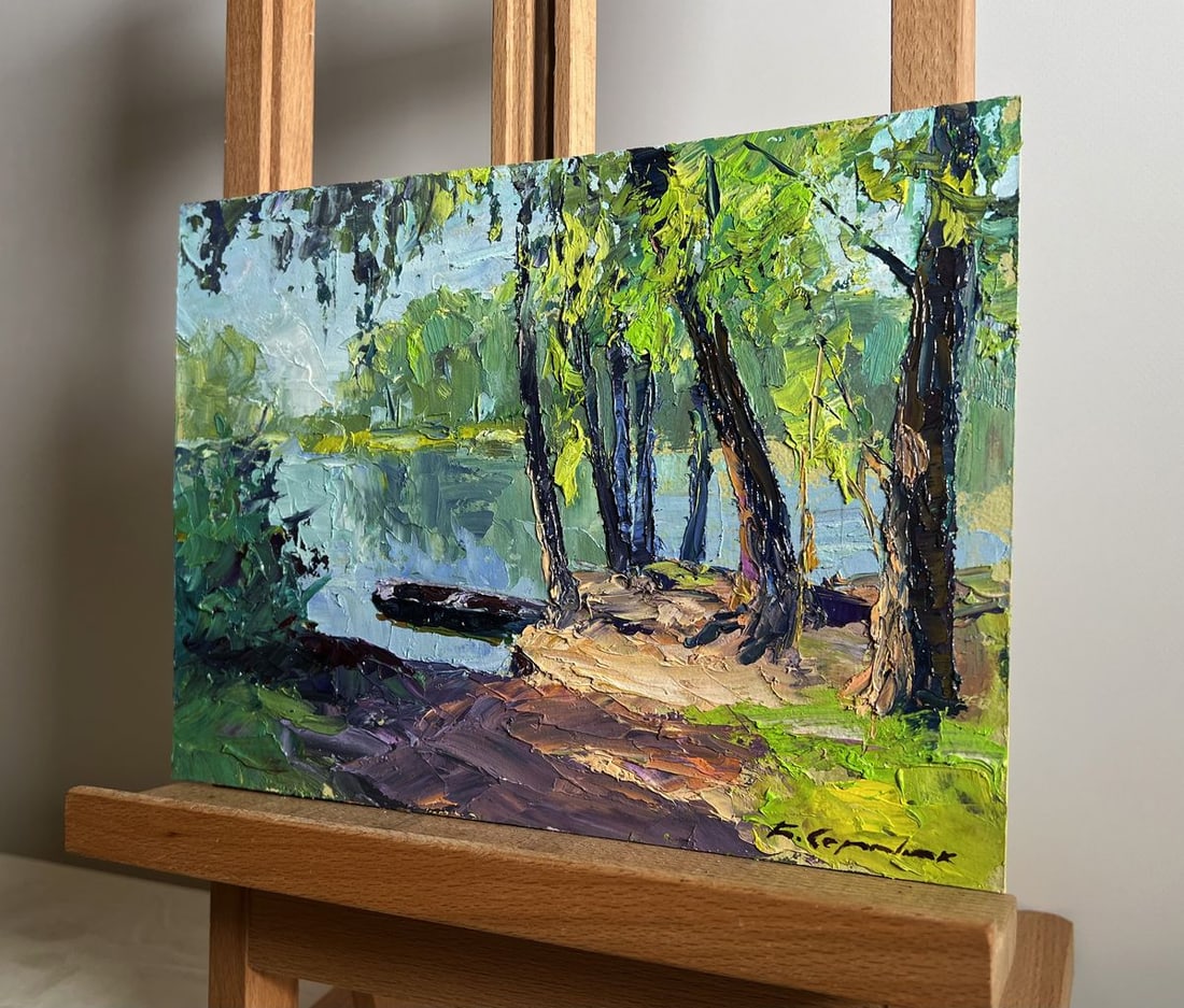 Oil painting A secluded place in nature Boris Serdyuk - 2