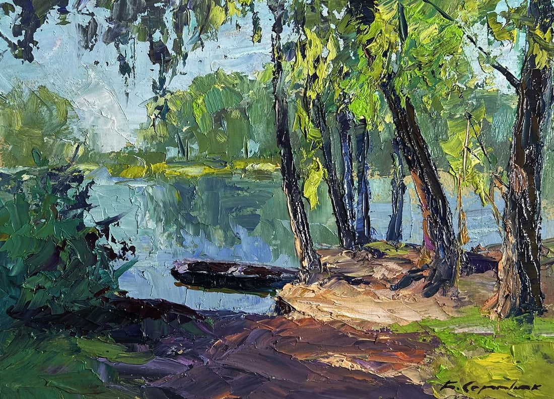 Oil painting A secluded place in nature Boris Serdyuk - 3