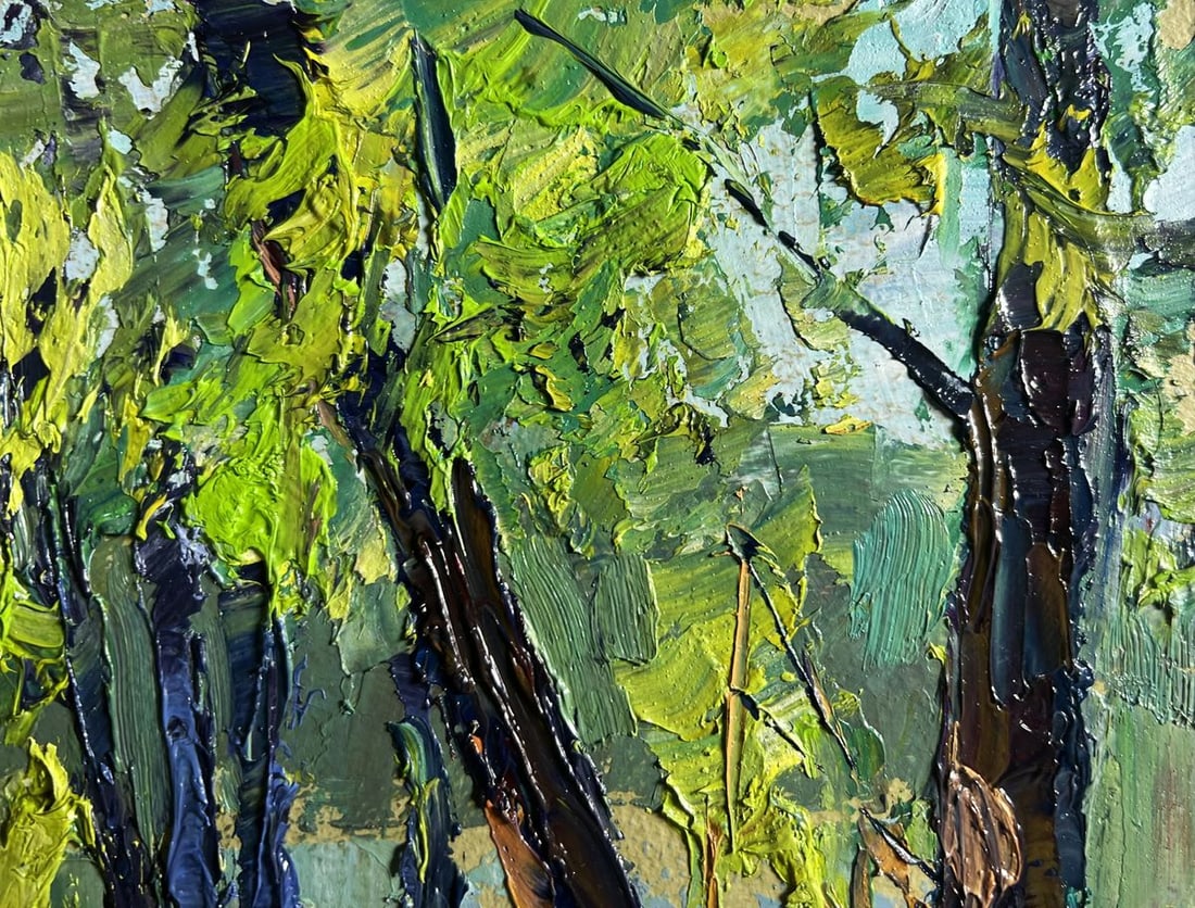 Oil painting A secluded place in nature Boris Serdyuk - 6