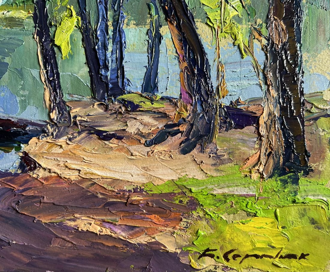 Oil painting A secluded place in nature Boris Serdyuk - 9