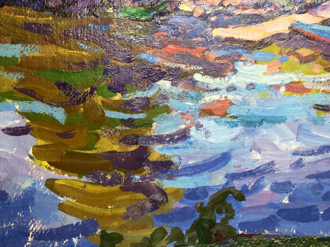 Oil painting Hills Leninsky Ruban Grigory Savelyevich - 3