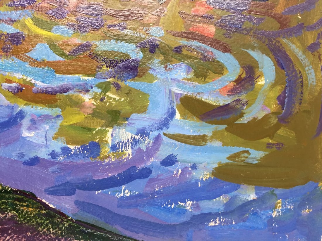 Oil painting Hills Leninsky Ruban Grigory Savelyevich - 7