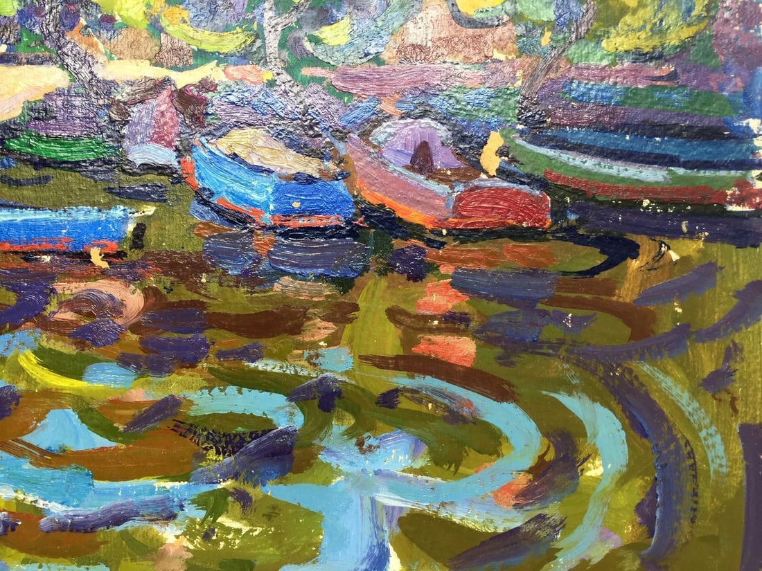 Oil painting Hills Leninsky Ruban Grigory Savelyevich - 8