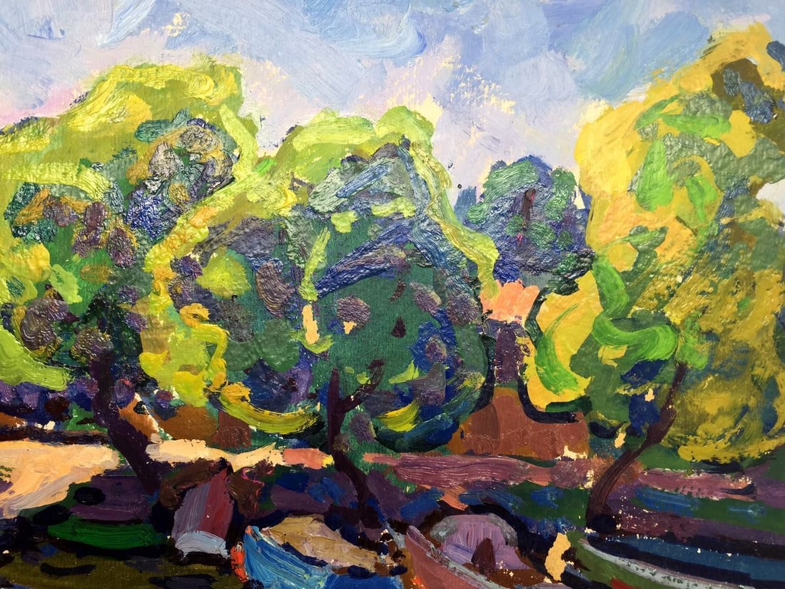 Oil painting Hills Leninsky Ruban Grigory Savelyevich - 9