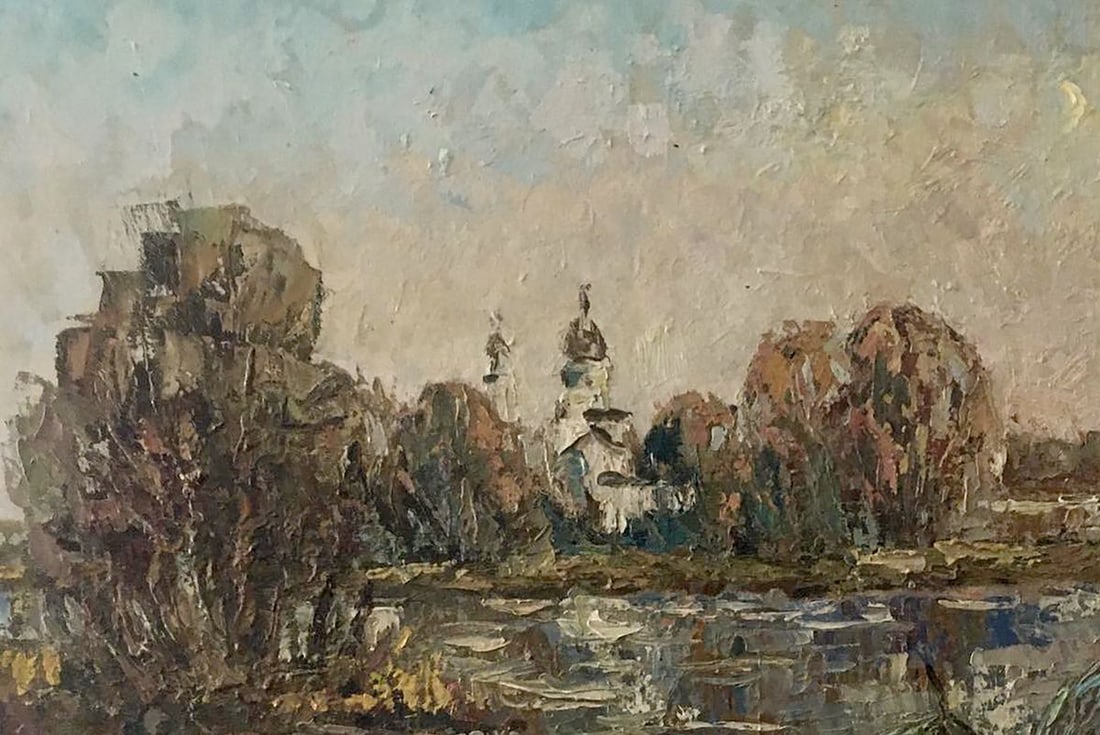 Oil painting Settlement Kalenyuk Oksana - 2