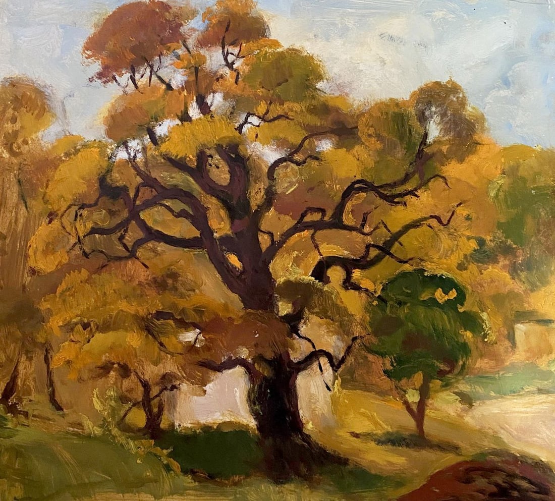 Oil painting Oak, autumn Litvinov Oleg Arkad'yevich (1 of 12)