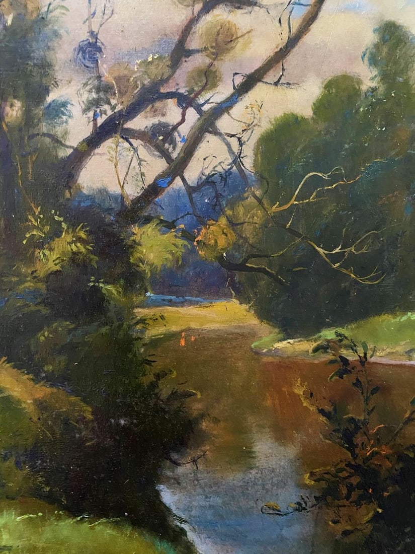 Oil painting Summer on the river Litvinov Oleg Arkad'yevich - 8