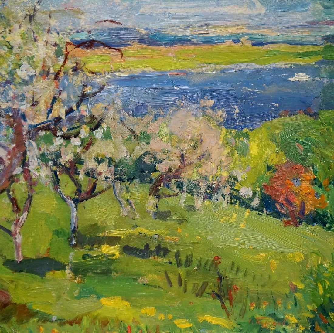 Oil painting Summer hot day Bakaev Sergey Ivanovich: Title: Oil painting Summer hot day Bakaev Sergey Ivanovich Description: NoVerns 533 *** ABOUT THIS PAINTING *** * TITLE: "Summer hot day" * ARTISTS: Bakaev Sergey Ivanovich * SIZE: 27x27 cm/'10.62x10.