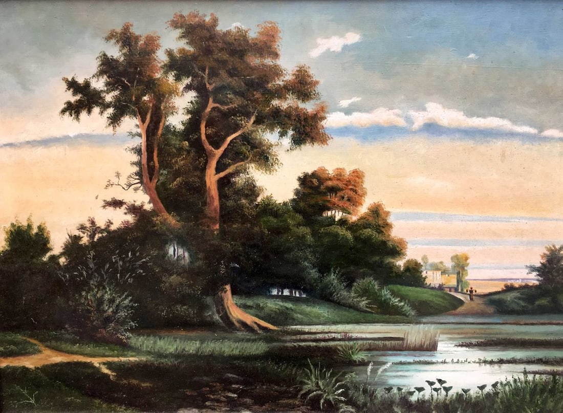 Oil painting summer landscape Goncharenko P.M. (1 of 9)