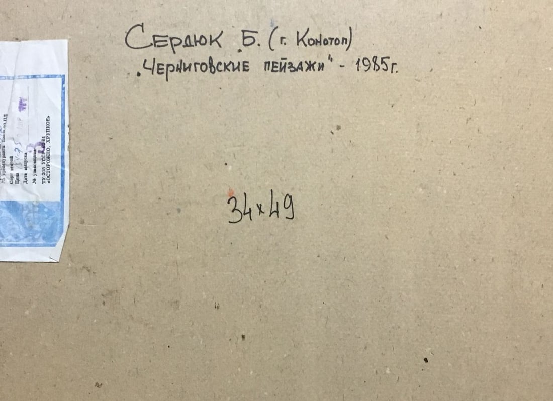 Oil painting Chernihiv landscapes Serdyuk Boris Petrovich - 10