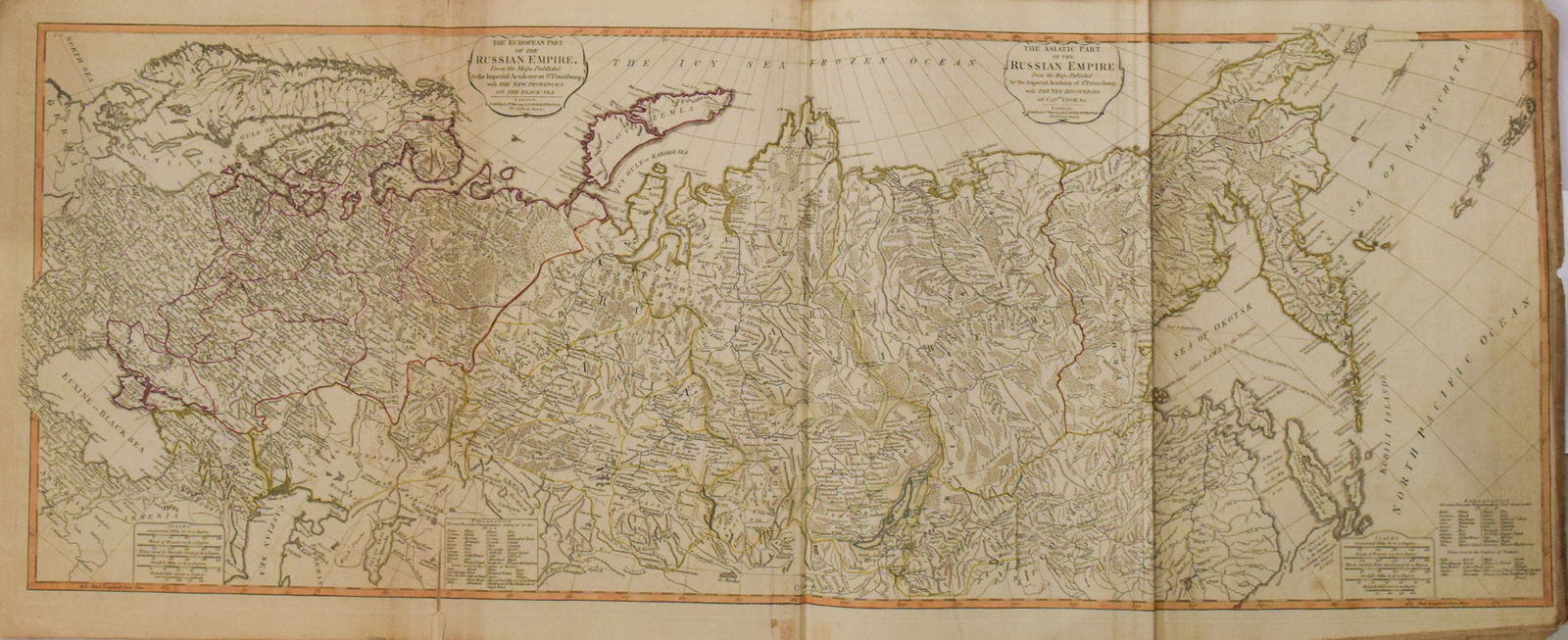 1794 Laurie and Whittle Map of the Russian Empire -- The European Part of the Russian Empire ... / (1 of 1)