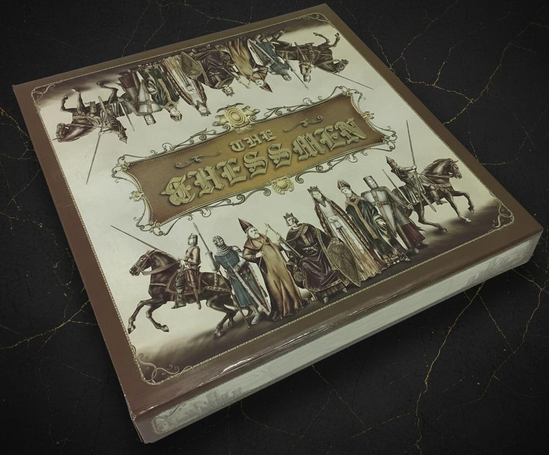 Red & Blue Crusades Chess Set Medieval Maltese Knight Hand Painted Pieces Only - 4