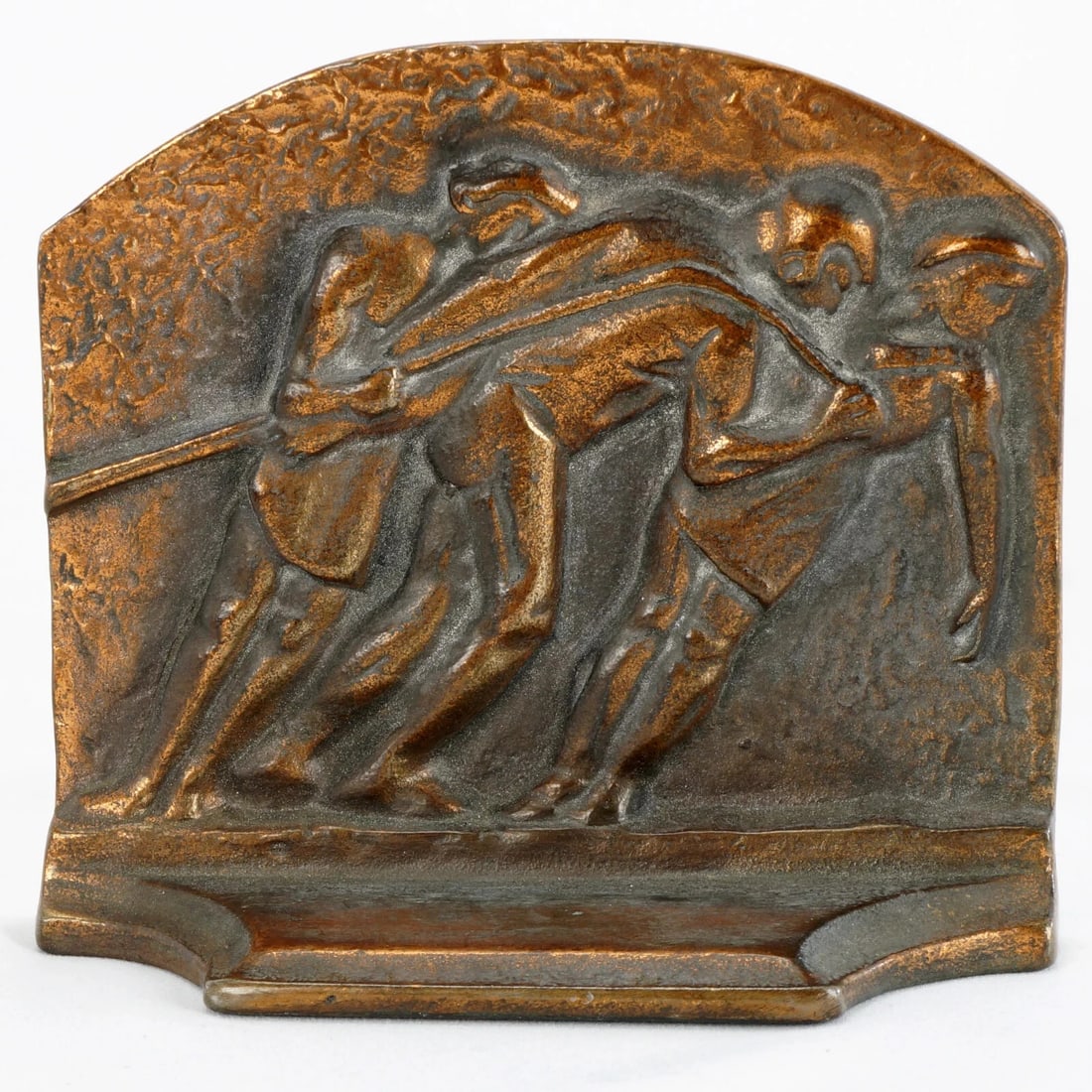 Pair Galley Slaves Iron Bookends c. 1925 - 3