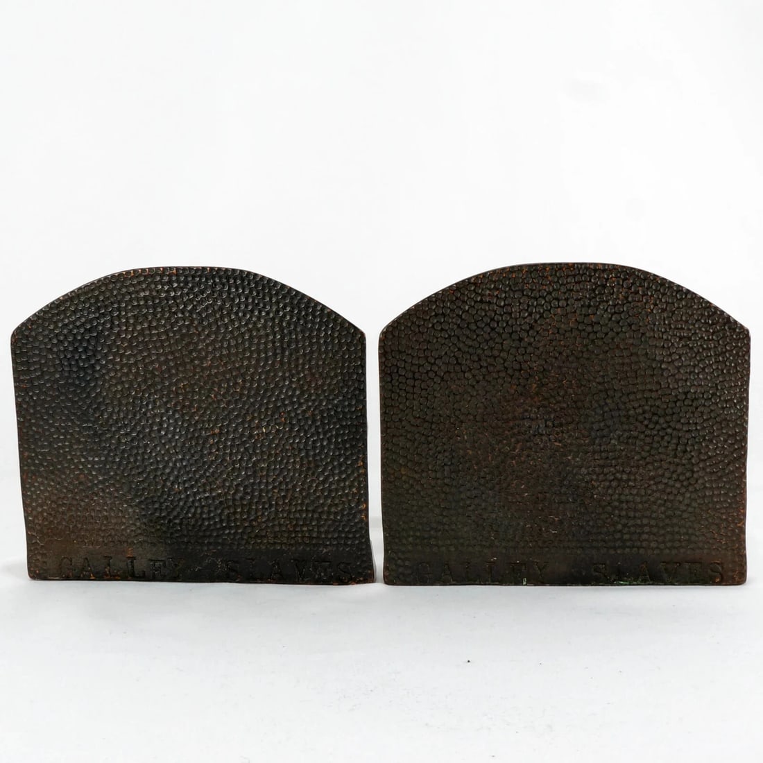 Pair Galley Slaves Iron Bookends c. 1925 - 6