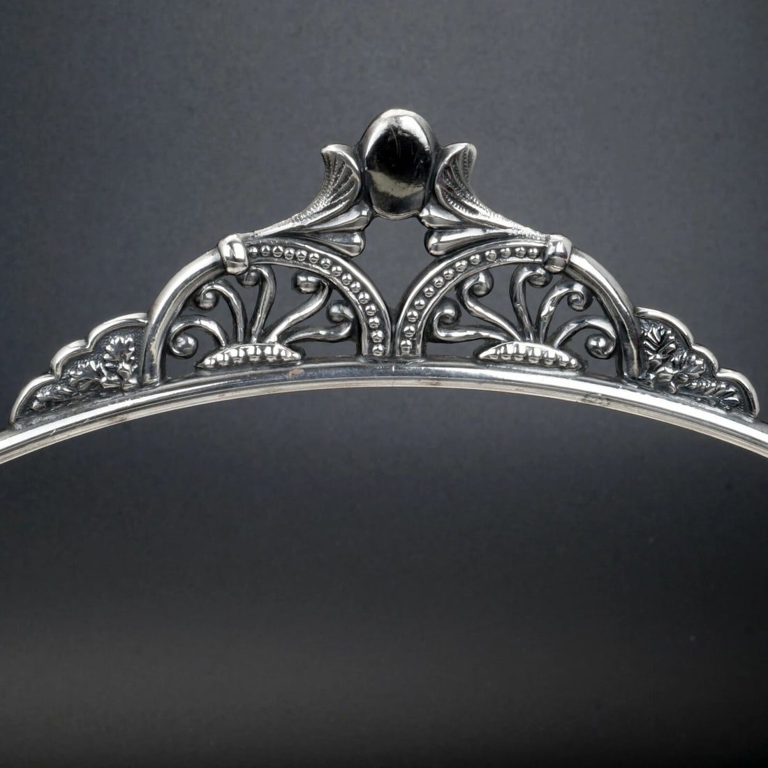 Victorian Silverplate Cake Basket Seashell - 6