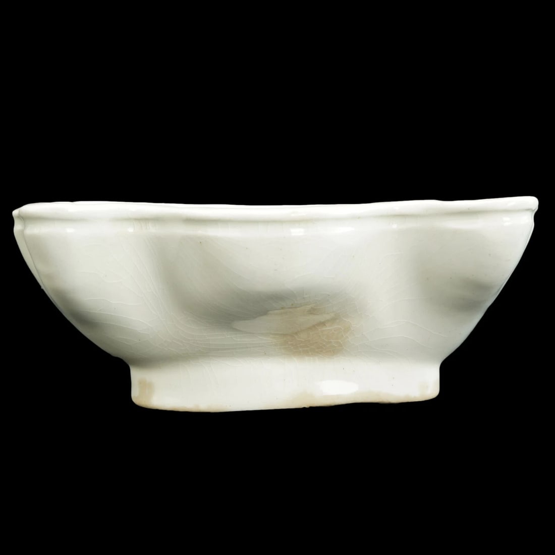 White Victorian Asparagus Food Mold 19th C - 3