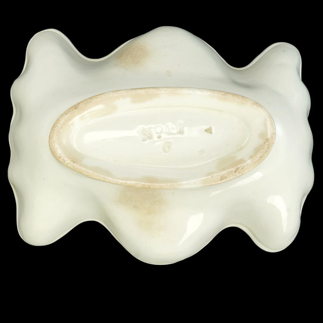 White Victorian Asparagus Food Mold 19th C - 7