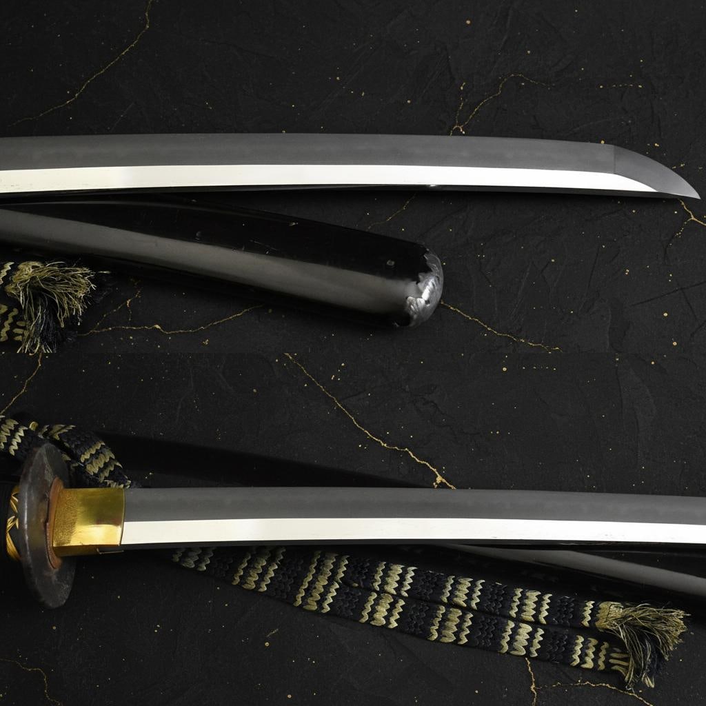 Edo Period Japanese Katana Wakizashi Sword, Antique Shinto Mino School Blade with NTHK Certificate - 6