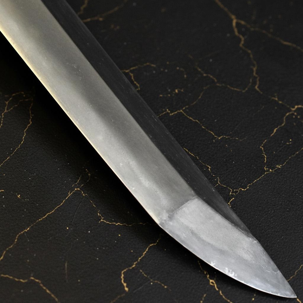 Edo Period Japanese Katana Wakizashi Sword, Antique Shinto Mino School Blade with NTHK Certificate - 8