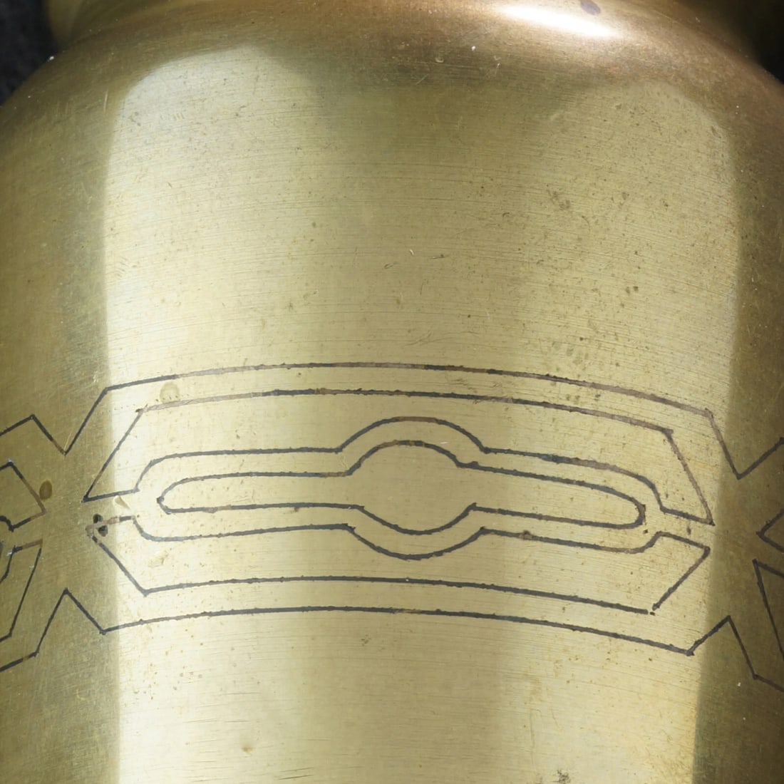 Japanese Art Nouveau Inlaid Bronze Vase - 7