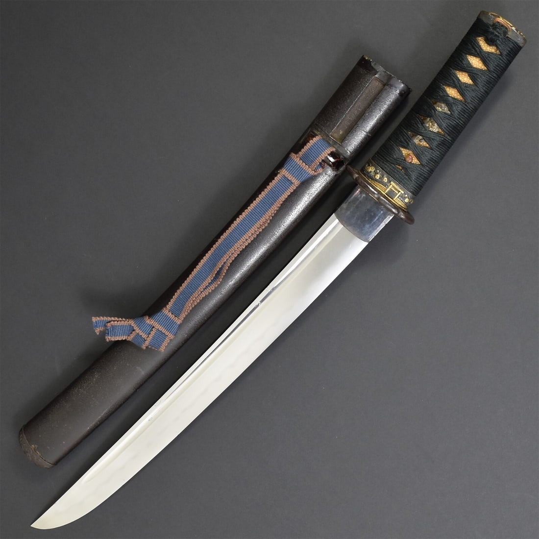 NTHK Certified Genroku Edo Period Jyumyo Tanto Katana Japanese Antique Sword Koshirae - 11