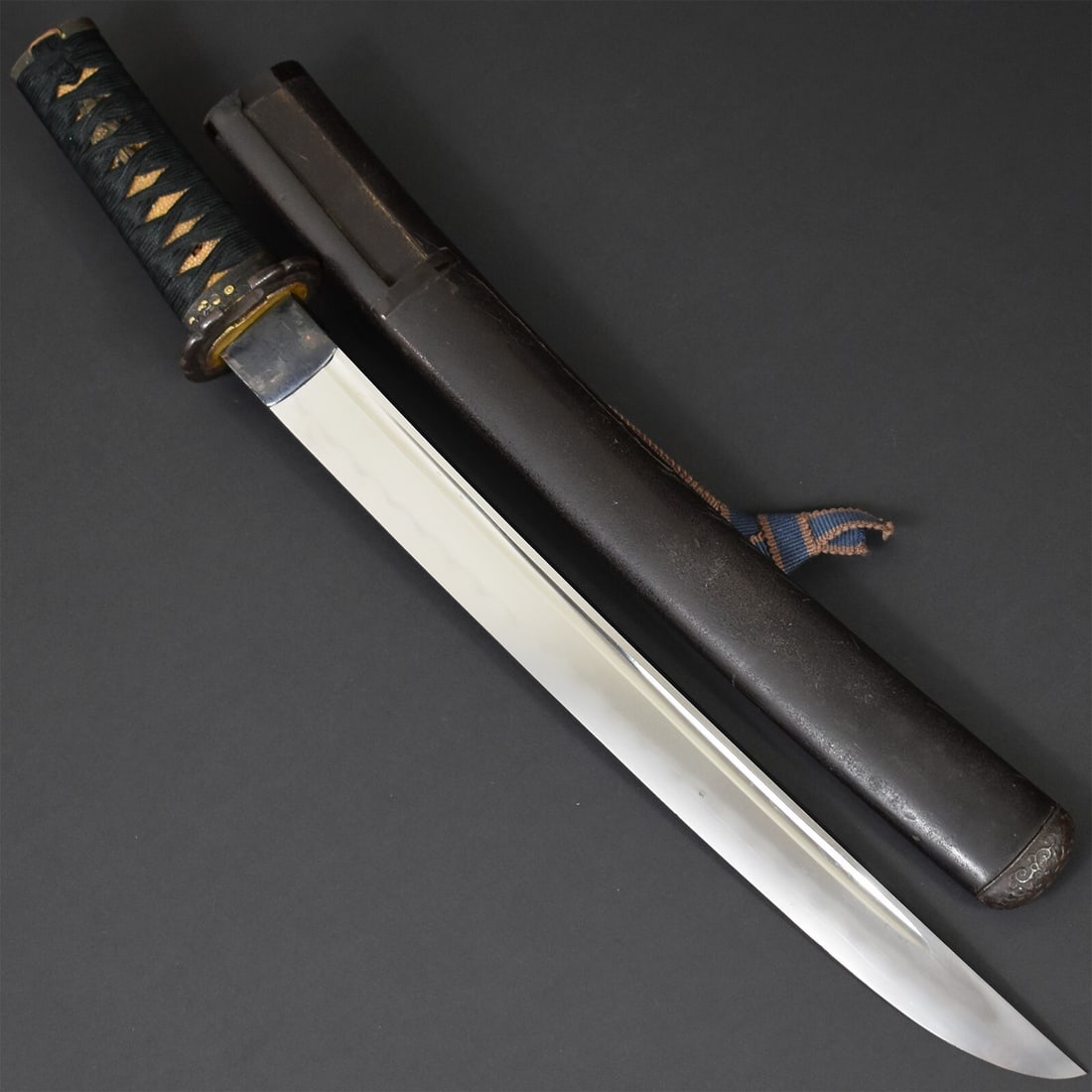 NTHK Certified Genroku Edo Period Jyumyo Tanto Katana Japanese Antique Sword Koshirae - 12