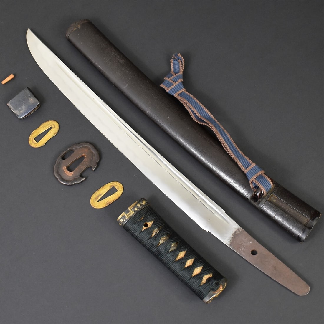 NTHK Certified Genroku Edo Period Jyumyo Tanto Katana Japanese Antique Sword Koshirae - 14