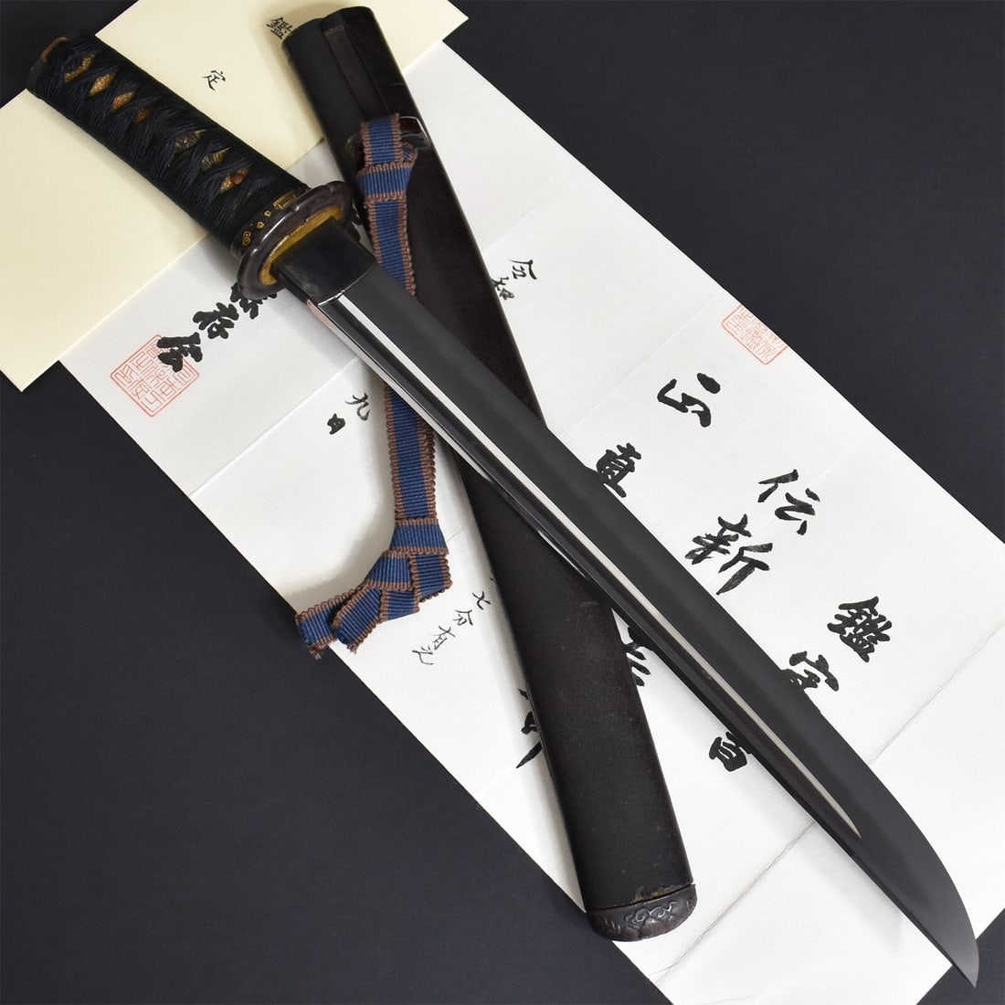 NTHK Certified Genroku Edo Period Jyumyo Tanto Katana Japanese Antique Sword Koshirae (1 of 20)