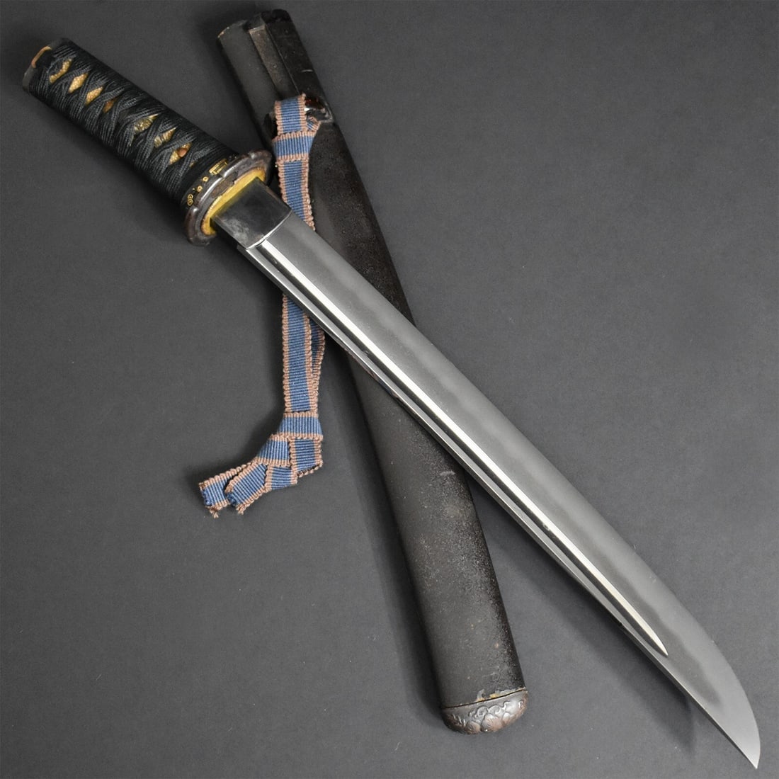 NTHK Certified Genroku Edo Period Jyumyo Tanto Katana Japanese Antique Sword Koshirae - 3