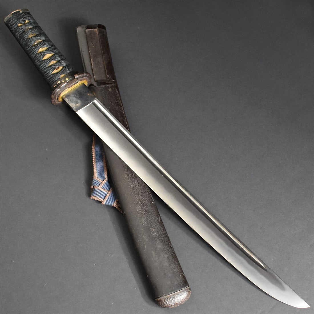 NTHK Certified Genroku Edo Period Jyumyo Tanto Katana Japanese Antique Sword Koshirae - 7