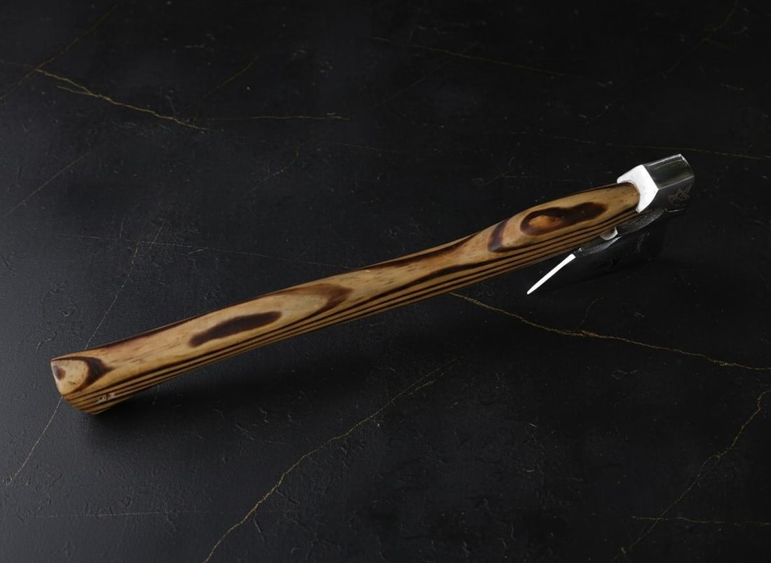 Forged Carbon Steel Viking Axe Tomahawk Hatchet w/ Ash Wood Handle & Sheath - 7