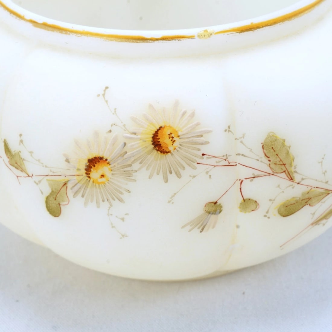 19th C Opaline Glass Dresser Bowl - 9