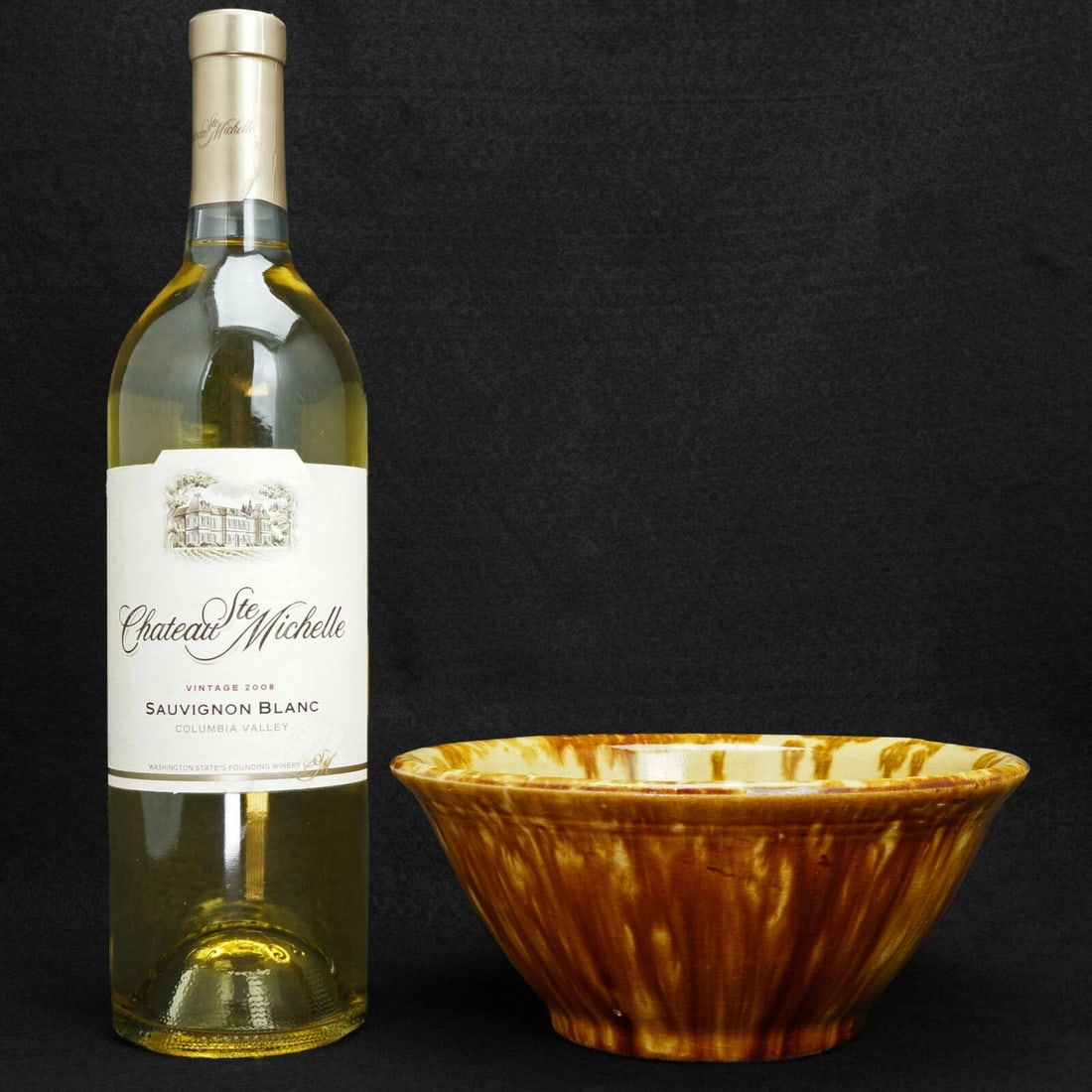 19th C American Rockingham Mixing Bowl - 2