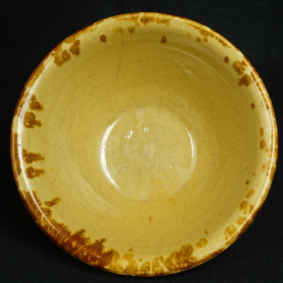 19th C American Rockingham Mixing Bowl - 5