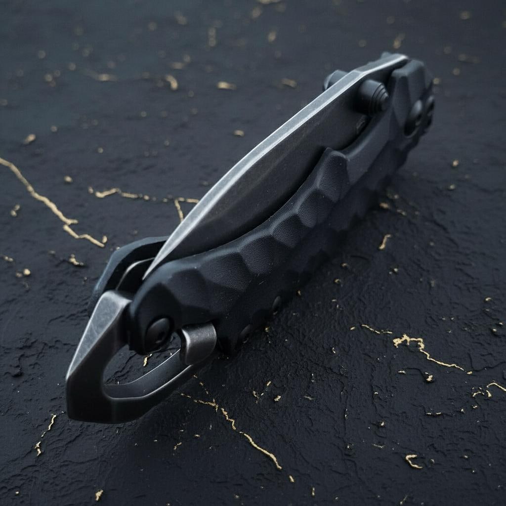 Kershaw Shuffle II Folding Tanto Knife with BlackWash Blade & Multitool GRN Handle - 6