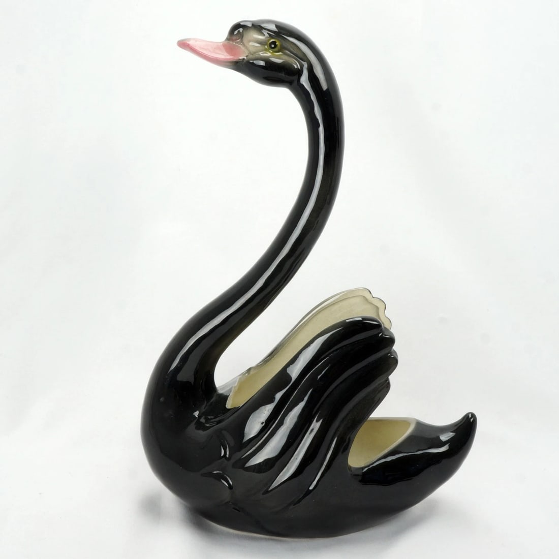 1950s Maddux California Black Swan Planter - 4