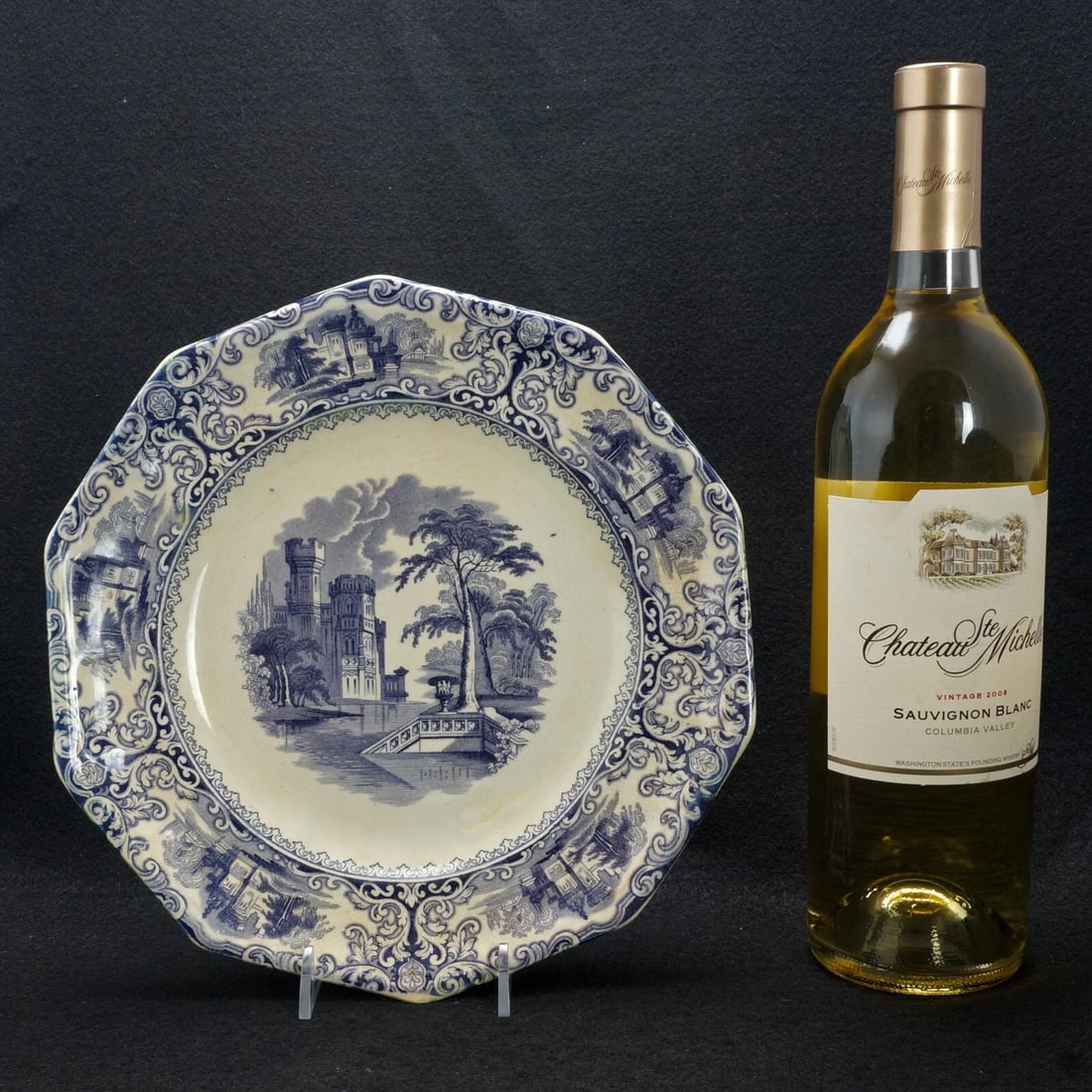 19th C Staffordshire Plate Foliage Design - 2