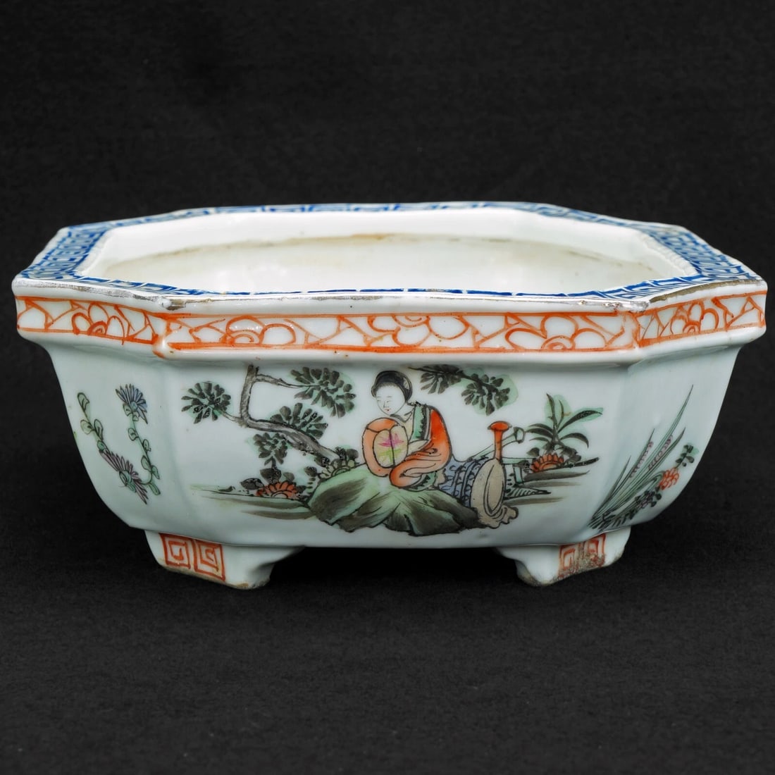 Chinese Qing/Republic Bulb Pot Jiaqing Mark - 8