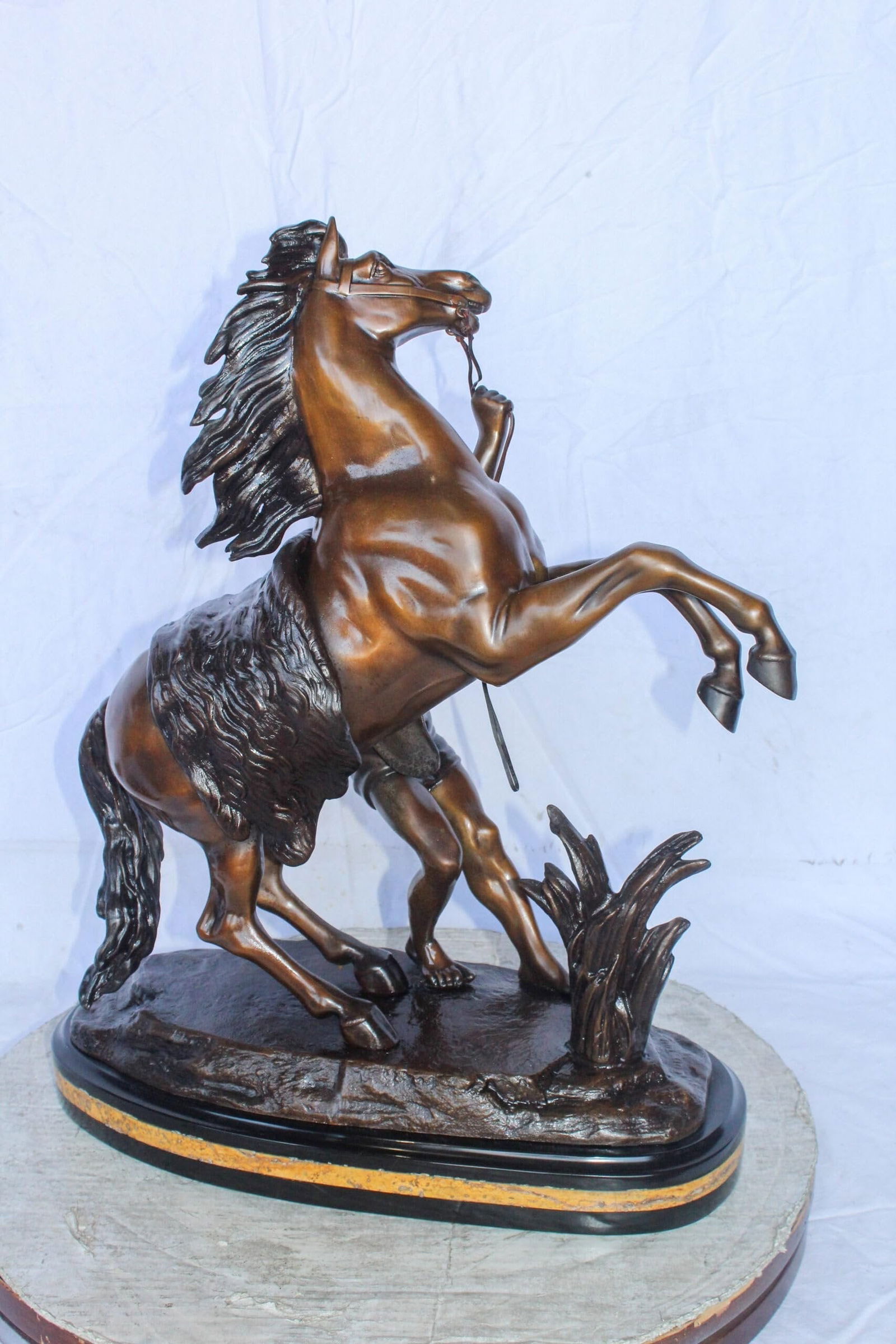 Guillaume Coustou Replica of Marley Horse Bronze Statue 20" x 10" x 25"H - 8