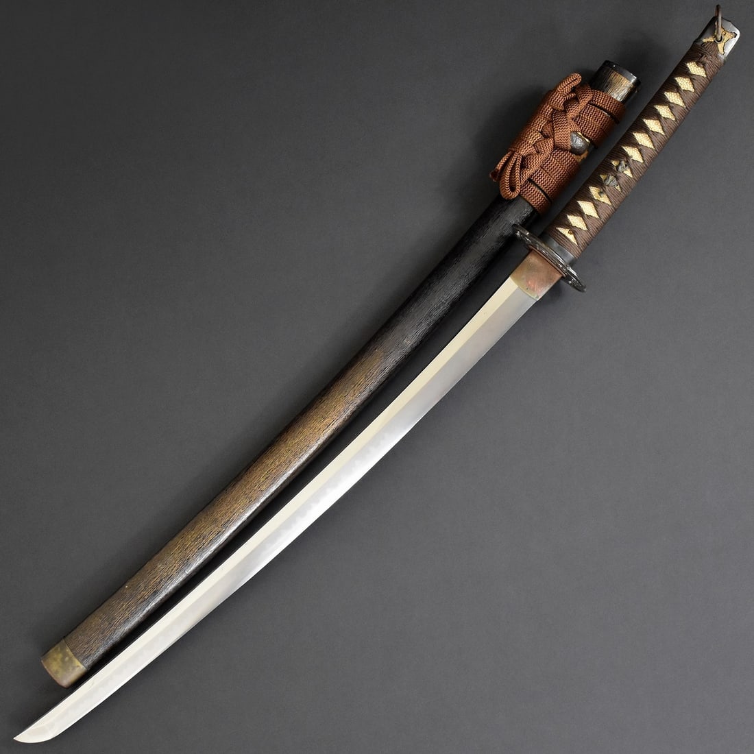 Certified JAPANESE SWORD SAMURAI KATANA WAKIZASHI DARANI Nihonto Edo Era - 11