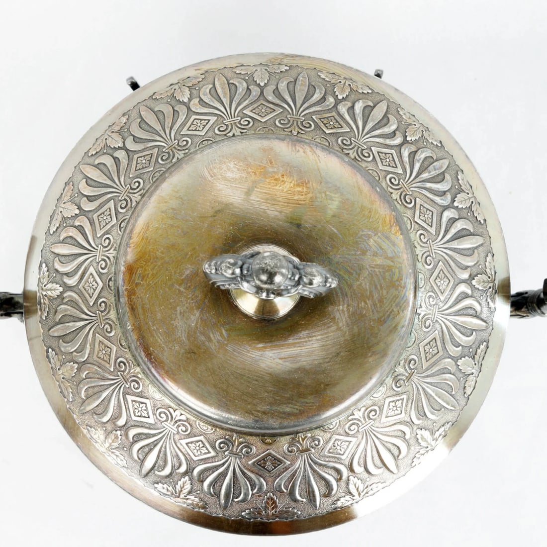 Victorian Meriden Silverplate Butter Dish - 9