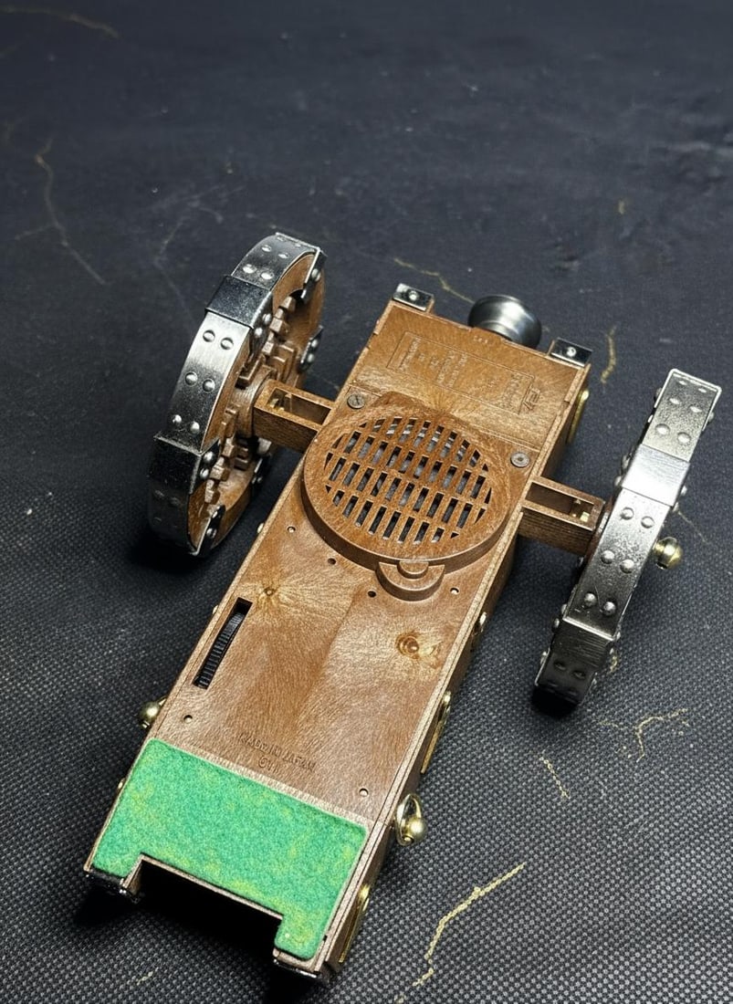 Vintage Miniature Cannon Collection Lot of 8 Wood Brass & Metal Replicas - 15