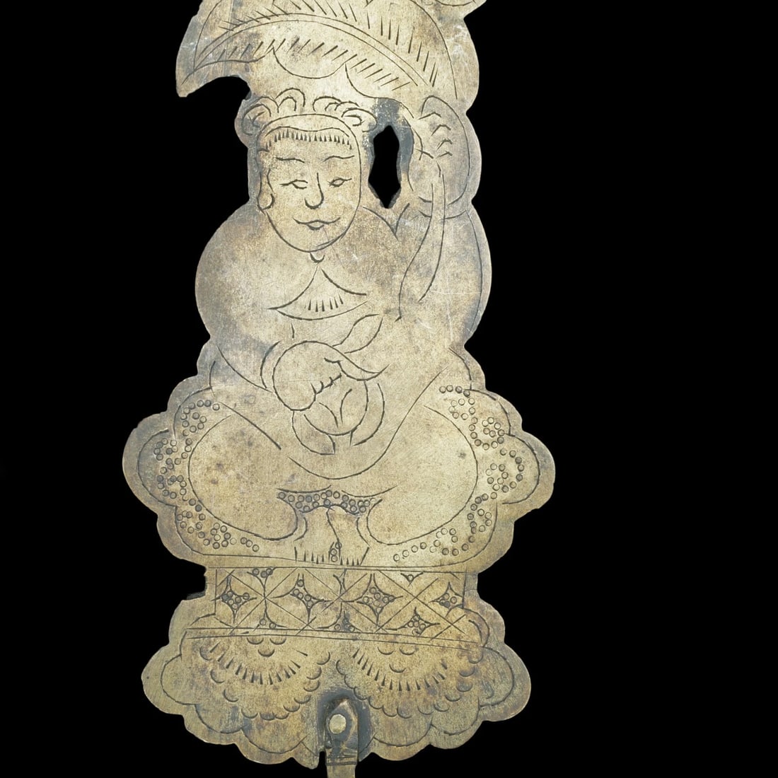 19th Chinese Bronze Pot Hook Immortal - 4